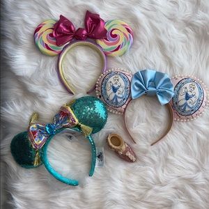 Disney ear headbands bundle